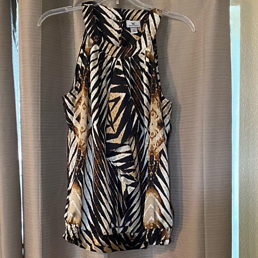 Worthington Women’s Sleeveless Blouse Size M